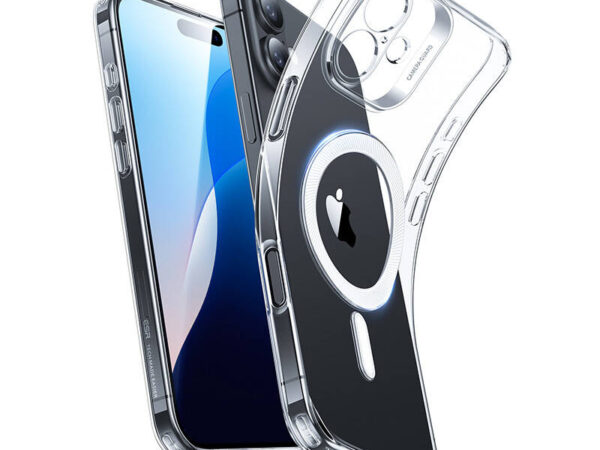 48115_1 Zero Clear Case (HaloLock) ESR ümbris iPhone 16 Plus jaoks (selge)