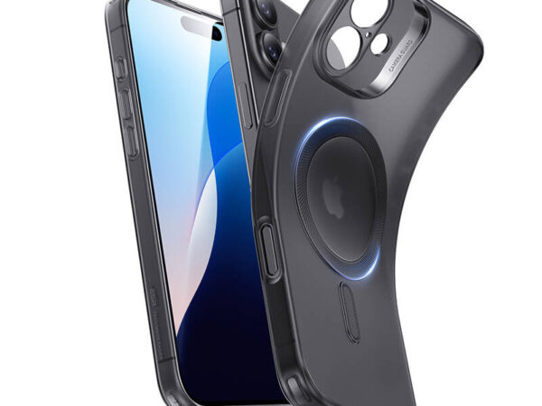 48117_1 Etui Zero Clear Case (HaloLock) ESR iPhone 16 jaoks (must)