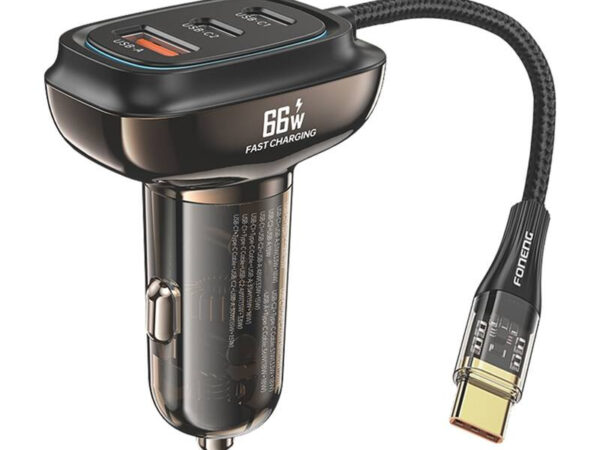 48124_1 Foneng C20 A+C+C 66W auto laadija 3 porti