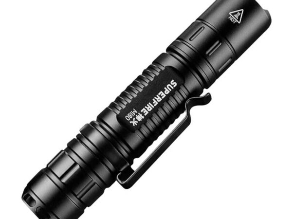 Superfire MI80-S taskulamp, 300 lm, 3 W, 5 režiimi, 100 m