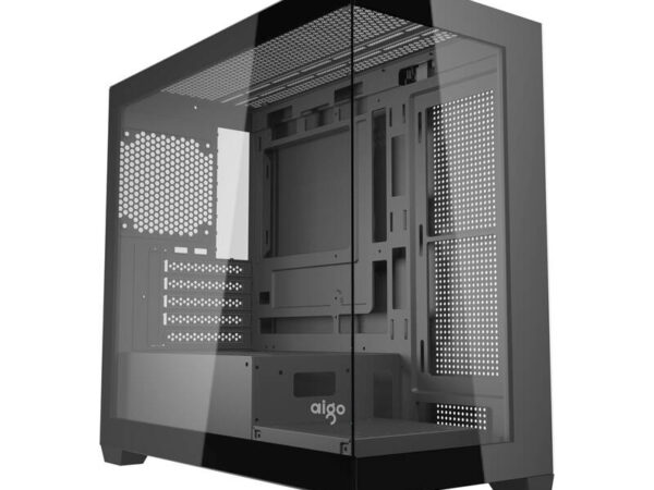 Darkflash C218M arvutikorpus + 6 ARGB ventilaatorit (must)