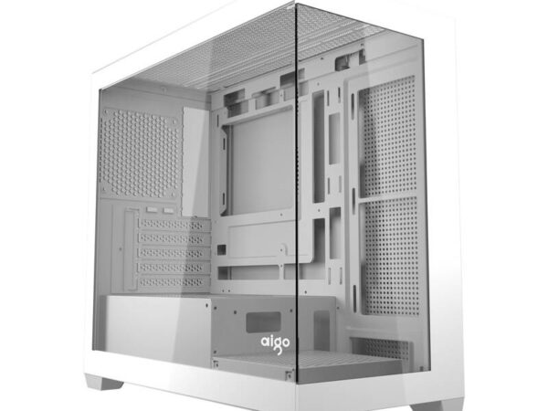 48194_6 Darkflash C218M arvutikorpus + 6 ARGB ventilaatorit (valge)
