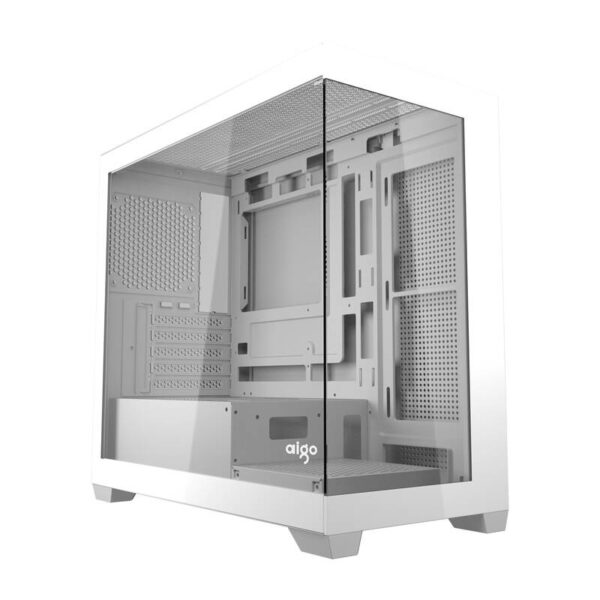 Darkflash C218M arvutikorpus + 6 ARGB ventilaatorit (valge)