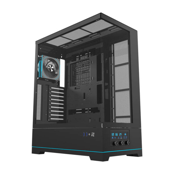 Darkflash DY451L PRO arvutikorpus (must) + 1 ventilaator