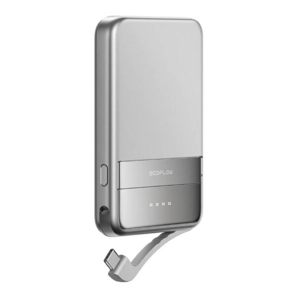 EcoFlow RAPID magnetiline powerbank, 5000mAh, (hõbe).
