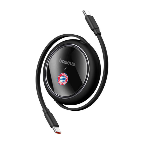 Baseus USB-C kuni USB-C 100W laadimiskaabel (must) Bayern Edition