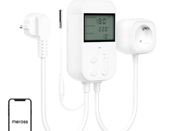 48794_4 Pistikupesa termostaatiline temperatuurikontroller Meross MTS960HK (HomeKit)