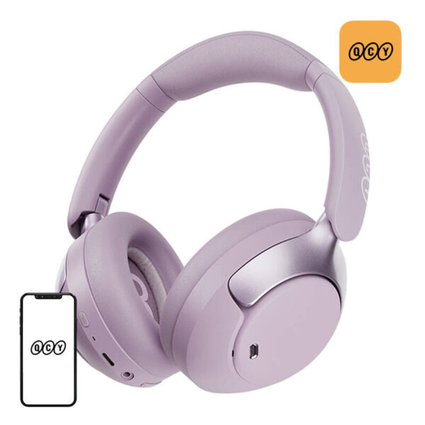 QCY H3 pro ANC juhtmevabad kõrvaklapid (lilla)