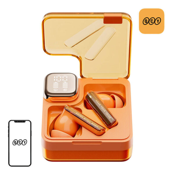 TWS QCY MeloBuds Neo T31 kõrvaklapid (oranž)
