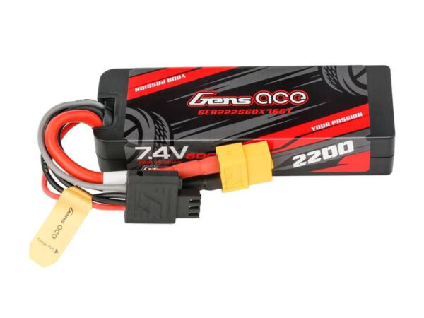 49050_1 Gens ace G-Tech 2200mAh 7.4V 2S1P 60C LiPo Aku XT60