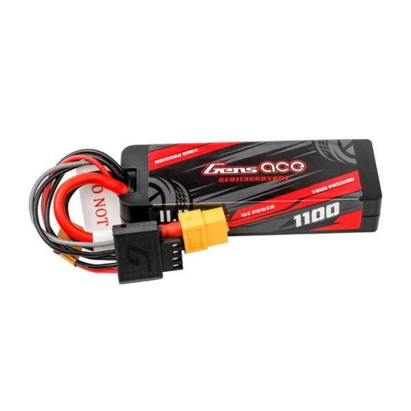Gens ace G-Tech 1100mAh 11.1V 3S1P 60C LiPo Aku XT60