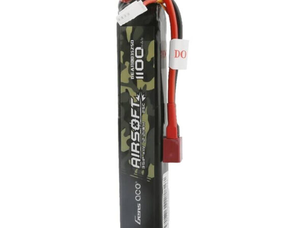 Lipo Gens ace 25C 1100mAh 3S1P 11.1V Airsoft relva aku T-plugiga
