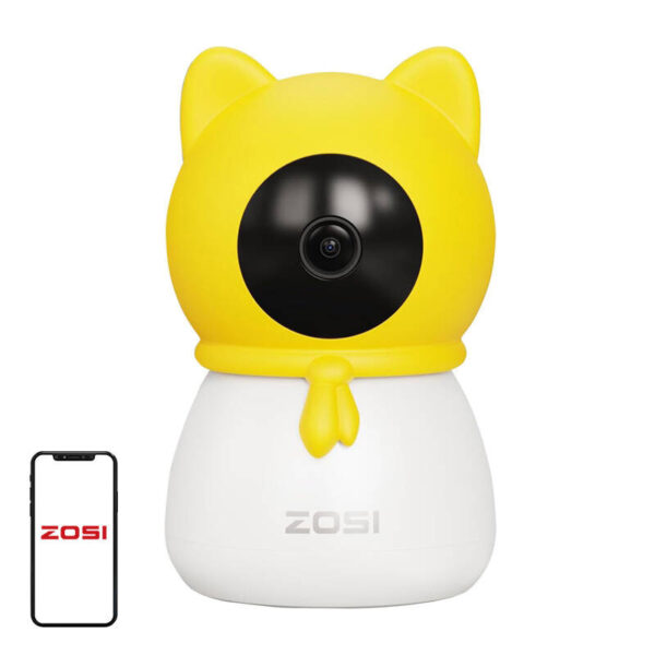 ZOSI 4MP HD 355° elektrooniline kaamera/lastetädi