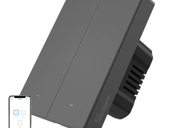 49498_1 Nutikas WiFi seina lüliti SONOFF M5-2C-80 (2-kanaline, raamile, grafiit)
