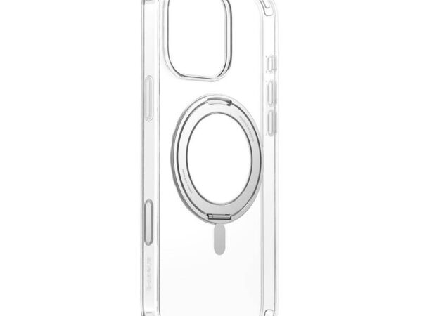 49567_1 Magnetiline ümbris jalaga Baseus SkyRing 360° iP16 Pro (läbipaistev)