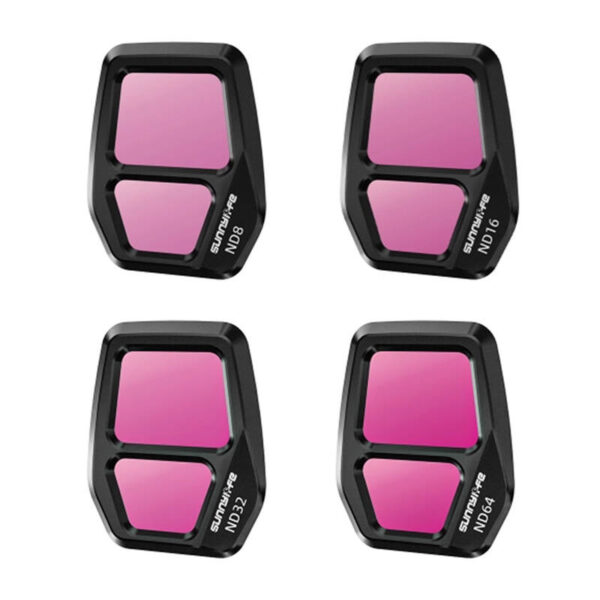 49598_1 Sunnylife A3S-FI926 objektiivifilter AIR 3S jaoks 4tk Segu ND8+ND16+ND32+ND64
