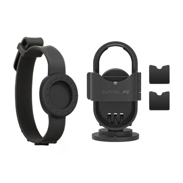 49643_1 Sunnylife G3S-ZJ845 2-in-1 paindlik silikoonist rihm ja magnethoidja Insta360 GO 3S jaoks