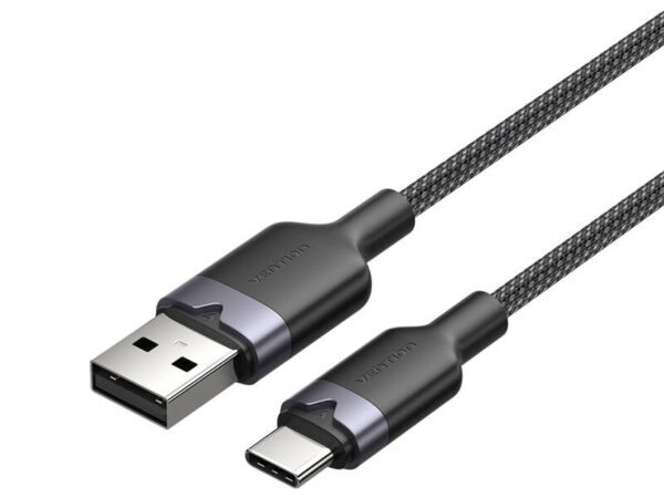 49790_1 USB 2.0 A kuni USB-C 3A kaabel Vention CTNBF 1 M (must)