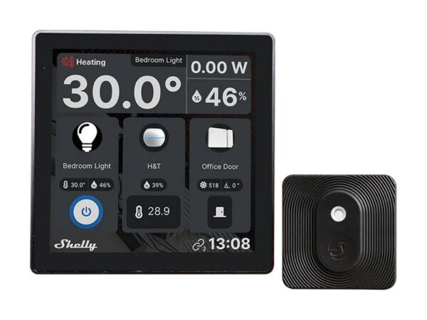 49854_1 Shelly Seinaekraan WiFi/BLU (Must) + BLU H&T (Must) Komplekt