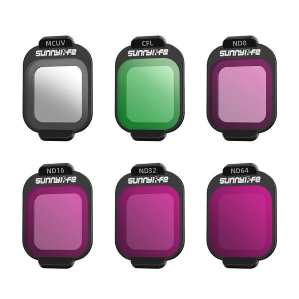Filtrid MCUV, CPL, ND8, ND16, ND32, ND64 Sunnylife DJI Flip jaoks