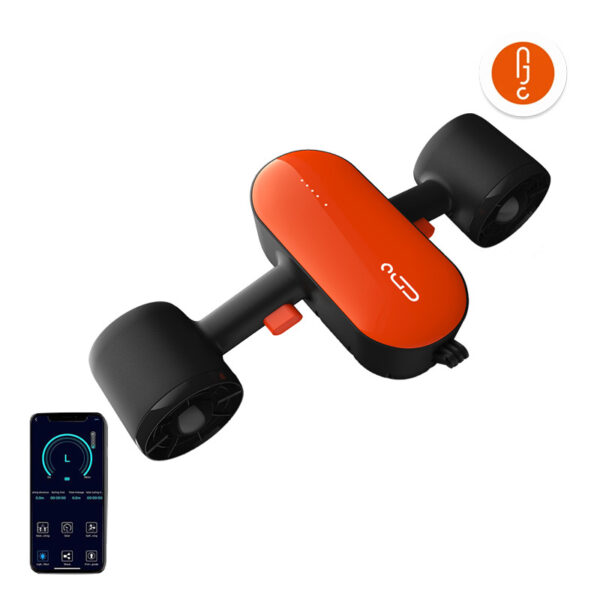 Geneinno S2 sukeldumisseade (must ja oranž)