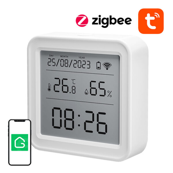 50946_7 Zigbee Gosund ST17 LCD nutikas temperatuur ja niiskuse andur Tuya