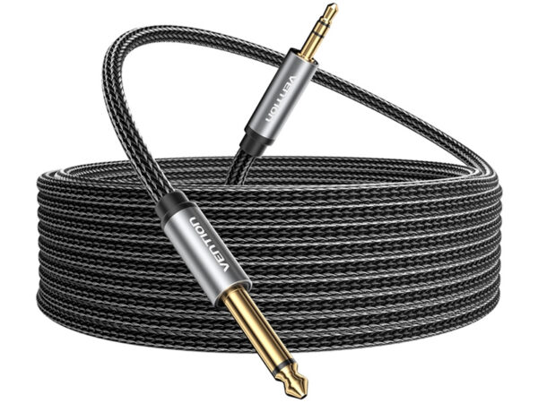 51084_2 Audio kaabel mini jack 3.5mm isane kuni jack 6.35mm isane Vention BCYHL 10m