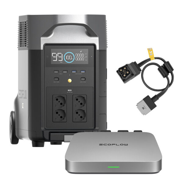Pakett EcoFlow Delta Pro + mikroinvertor PowerStream 800W