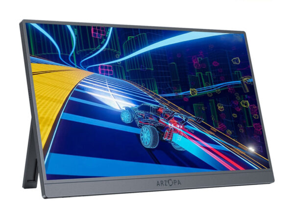 51219_3 Arzopa Z1FC 16,1” Kaasaskantav Monitor Hõbehall