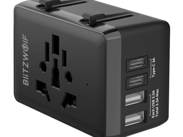 51252_4 Blitzwolf BW-TA1 4-in-1 reisiallgator 2xUSB + C + PD 20W