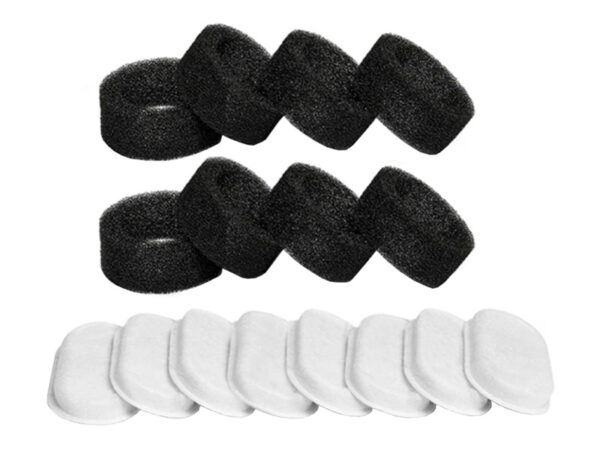 51588_1 Filtrid Rojeco nutika purskkaevu/roostevaba terasest lemmikloomade joogivee jaoks (8 tk)