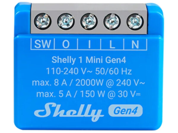 Shelly 1 Mini Gen4 Kontroller Zigbee/Matter
