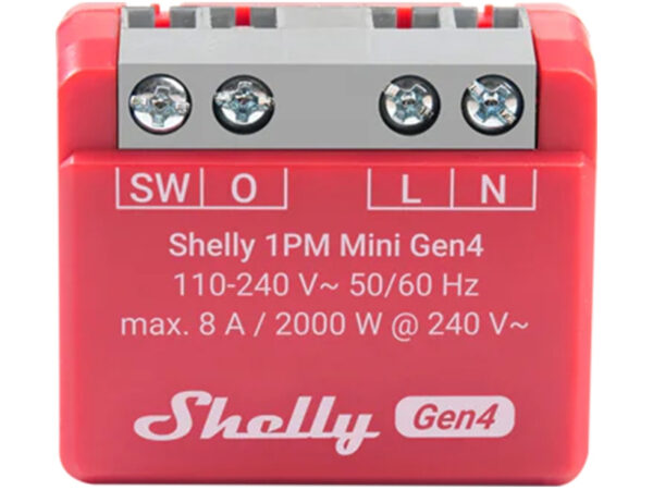 Shelly 1PM Mini Gen4 Kontroller Zigbee/Matter
