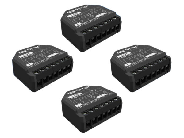 Shelly 2PM Gen3 4-tükiline kontroller WiFi/Bluetooth