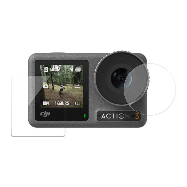 TELESIN karastatud klaas DJI Osmo Action 5/4/3 jaoks
