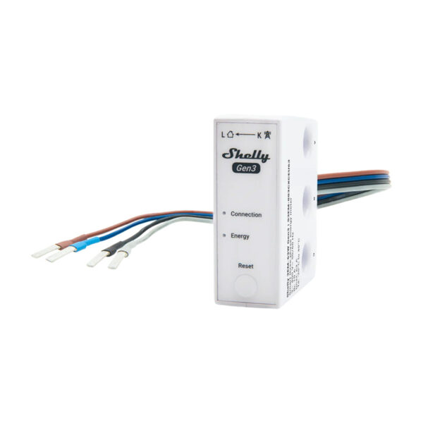 Shelly 3EM-63W Gen3 1/3-kanali WiFi energiamõõtja (kaabliga mudel)