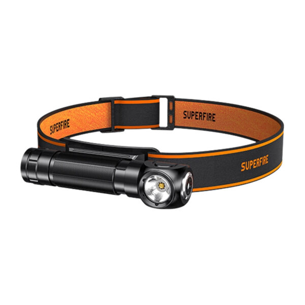 Superfire TH04-S, 1000lmm USB-C pealamp taskulamp