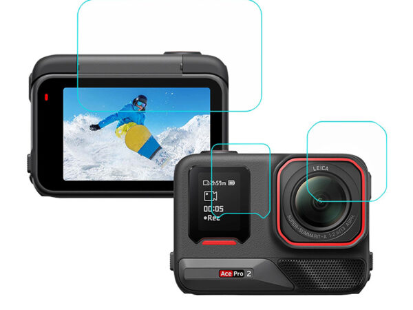 Puluz 3-in-1 kaitsekile Insta 360 Ace Pro 2 jaoks
