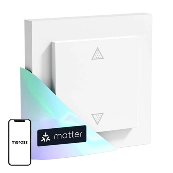 Meross MRS105MA-EU WiFi nutikas rullakardinate lüliti (Matter)