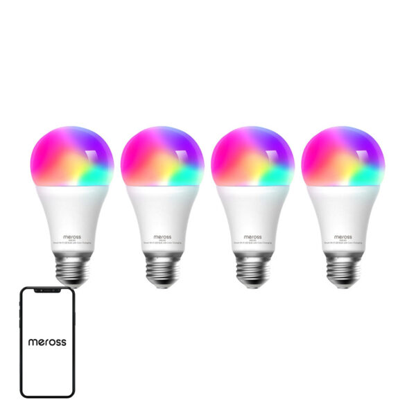 53222_1 Meross MSL120 WiFi nutikas LED pirn (HomeKit) (nelja komplekt)