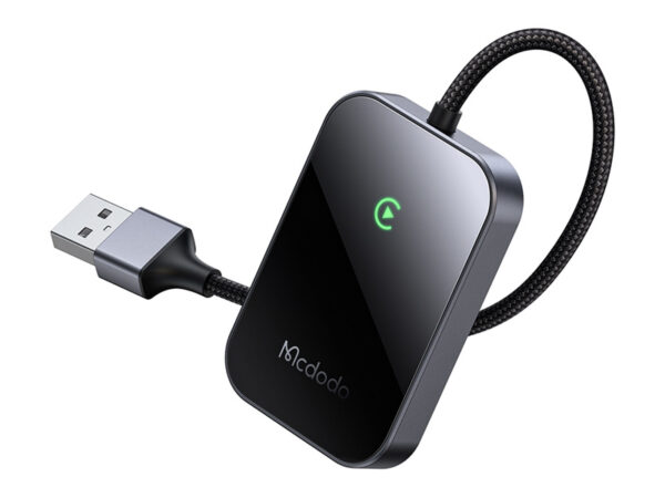 53453_1 CarPlay traadita adapter USB kaabliga McDodo CA-7210 must