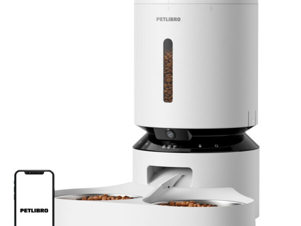 53491_1 Petlibro Granary kaamera toidupump kahekordse kausi ja 5L (valge)