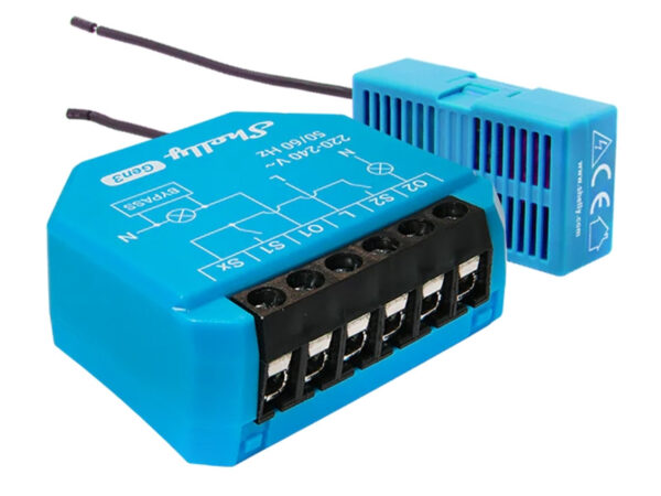 Shelly 2L Gen3 WiFi 2-kanaliline mitte-neutraalne valgustuse kontroller