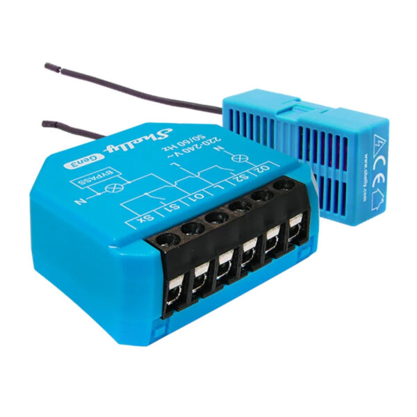 Shelly 2L Gen3 WiFi 2-kanaliline mitte-neutraalne valgustuse kontroller