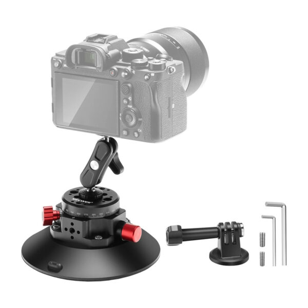 53575_1 Imemisega kinnitus 1/4 tolli Neewer CA013 spordikaameratele (DJI Action, GoPro, Insta360)