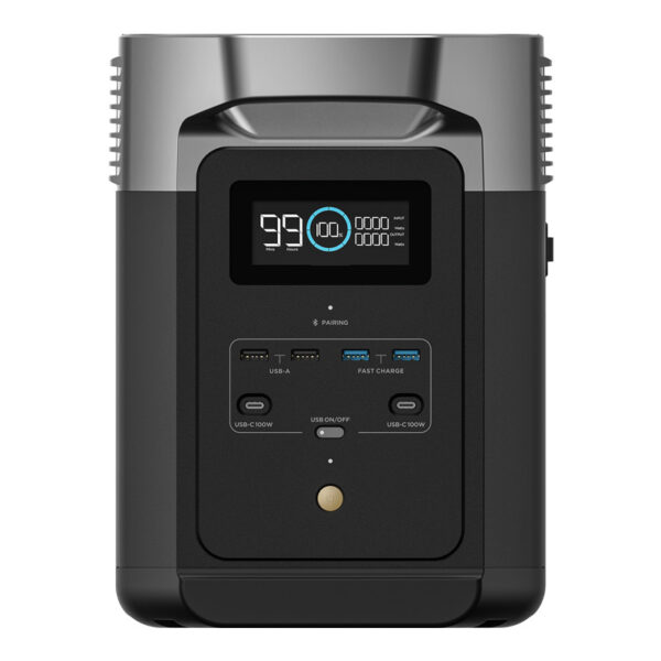 Komplekt: EcoFlow Delta 2 toitejaam + 220W fotogalvaaniline paneel.