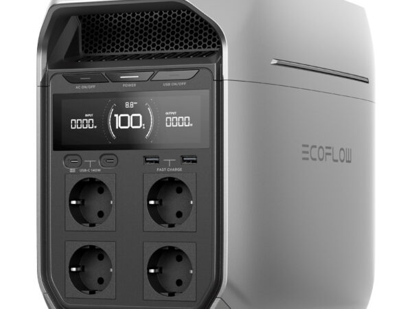 53763_2 Komplekt: EcoFlow Delta 3 Plus energiasüsteem + 400W fotogalvaaniline paneel.