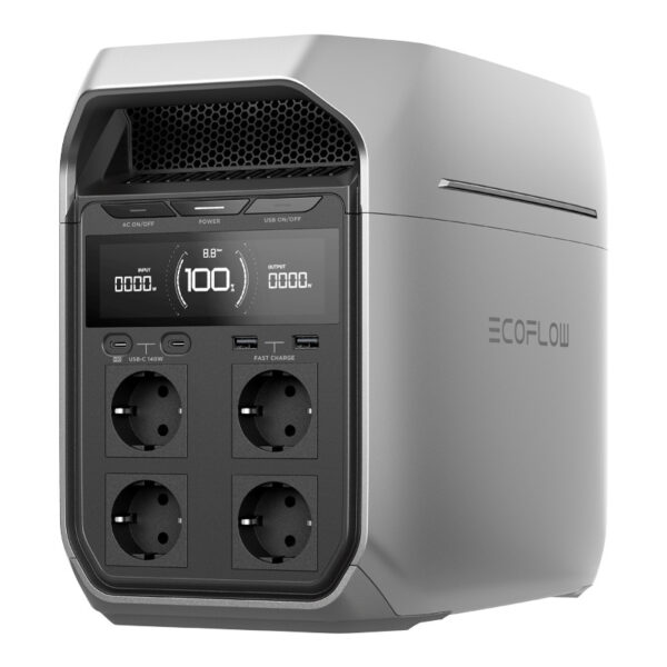 Komplekt: EcoFlow Delta 3 Plus energiasüsteem + 400W fotogalvaaniline paneel.