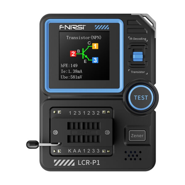 53780_1 FNIRSI LCR-P1 multifunktsionaalne kondensaatori ja transistorite tester