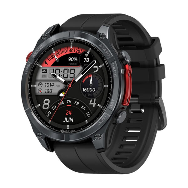Zeblaze Stratos 4 nutikell (Must)